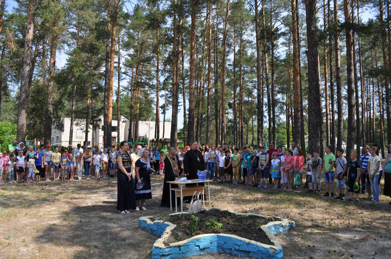 Открытие смены в православном детском лагере «Ипуть»