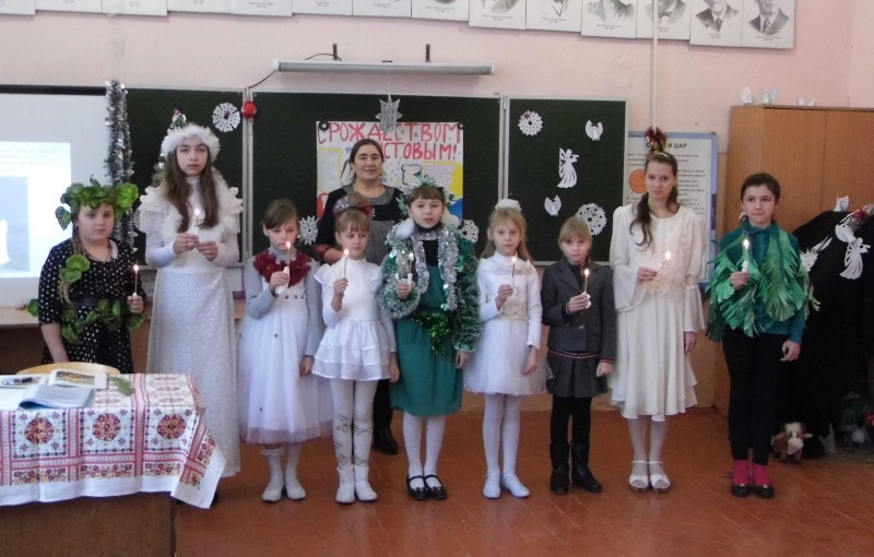 Рождество в Новоромановской школе
