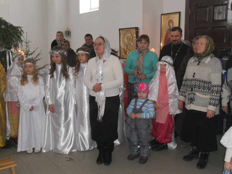 Рождество Христово в Свято-Никольском храме г.Унеча