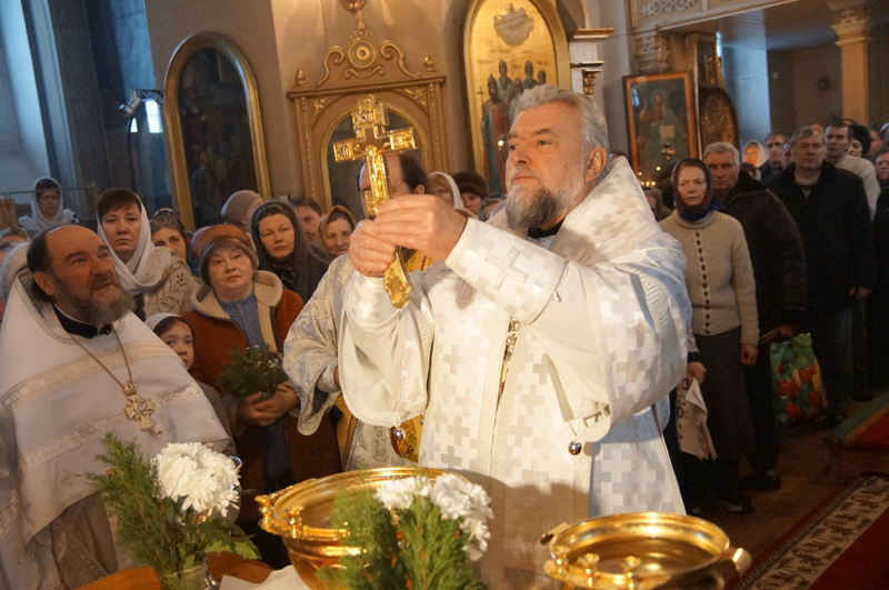 Празднование Крещения Господня. Архиерейское служение в Новозыбкове