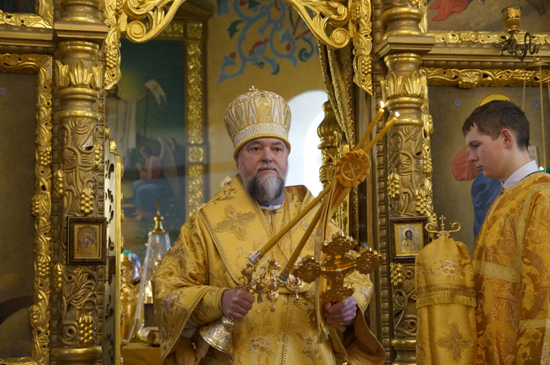 Празднование Собора новомучеников и исповедников Церкви Русской. День тезоименитства правящего архиерея