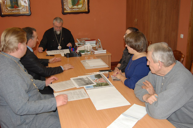 Состоялось очередное совещание по строительству Кафедрального собора Клинцовской епархии