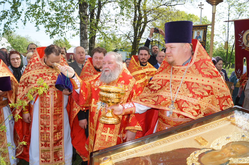 Соборное богослужение в честь иконы Сергия Радонежского
