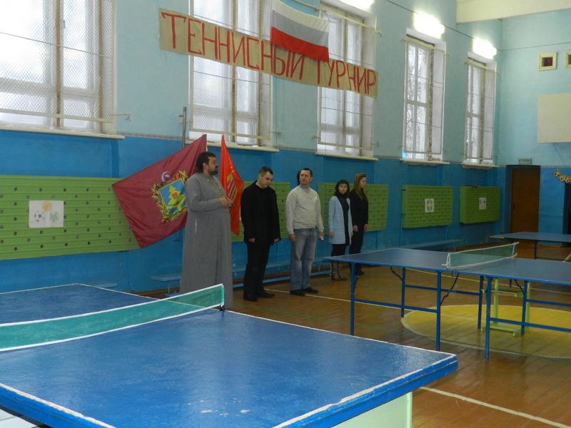 Первый новогодний турнир по настольному теннису в Климовском благочинии