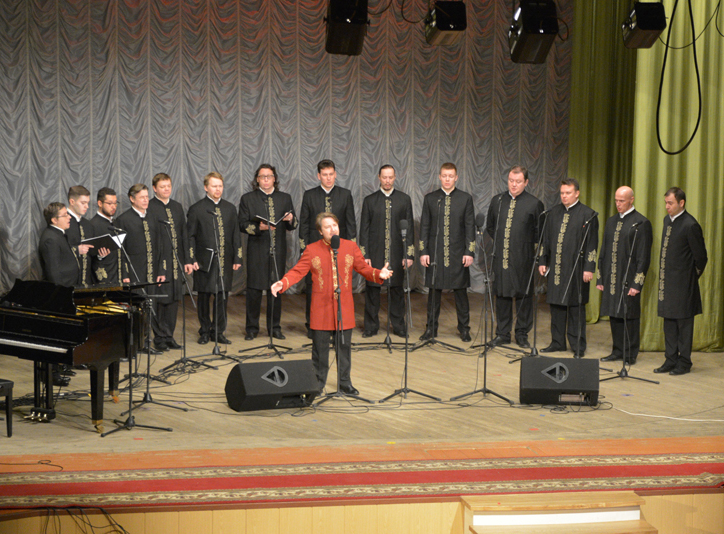 В городе Клинцы выступил хор Валаамского монастыря