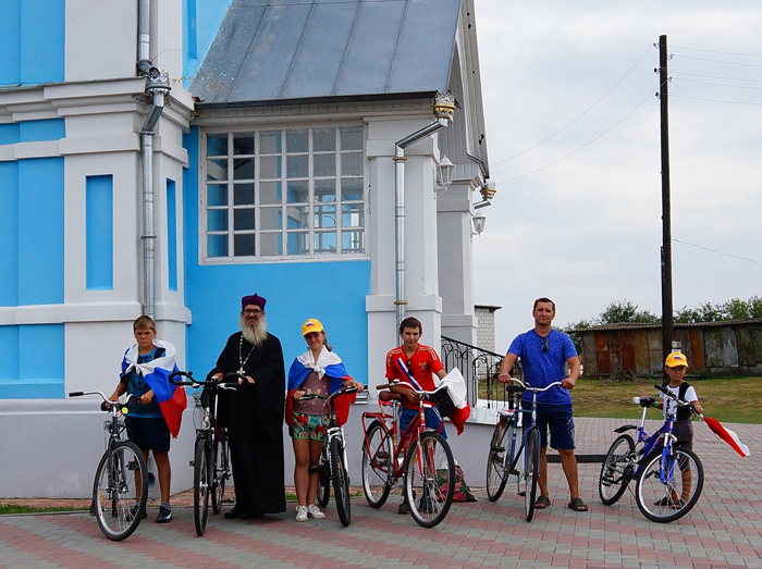 Велопробег «Волонтёров Победы» с посещением храма в селе Сачковичи