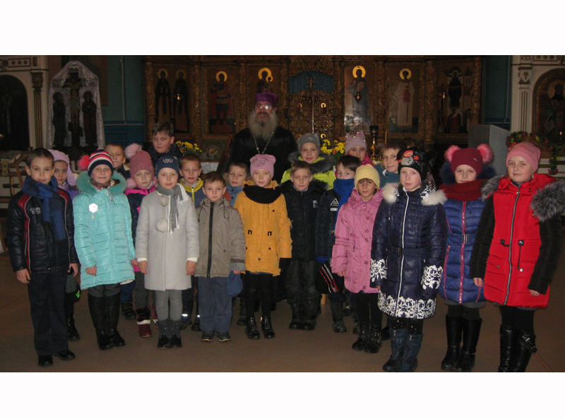 Климовское благочиние. Школьники посетили храм