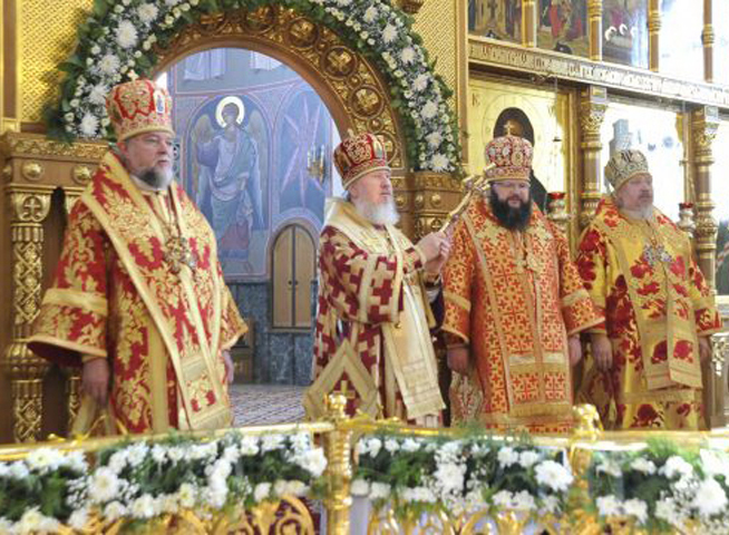 Епископ Клинцовский и Трубчевский Владимир принял участие в торжествах по случаю юбилея митрополита Брянского и Севского Александра