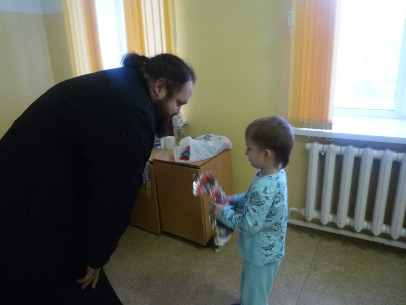 Встреча Рождества Христова в детской больнице Трубчевского района