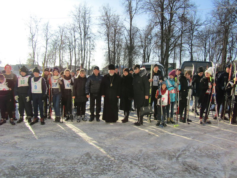 Мглинские участники "Лыжни России-2019" получили благословение на участие в соревнованиях