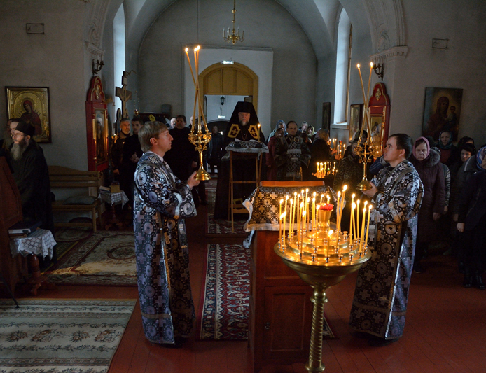 Архиерейское богослужение в Климовском Покровском мужском монастыре