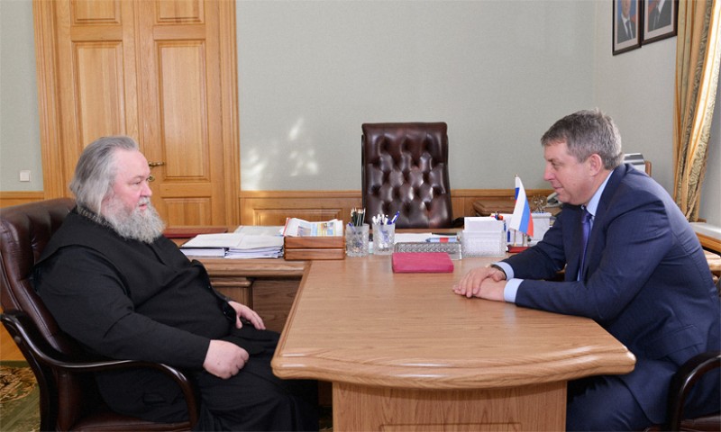 Епископ Клинцовский и Трубчевский Сергий встретился с главой региона