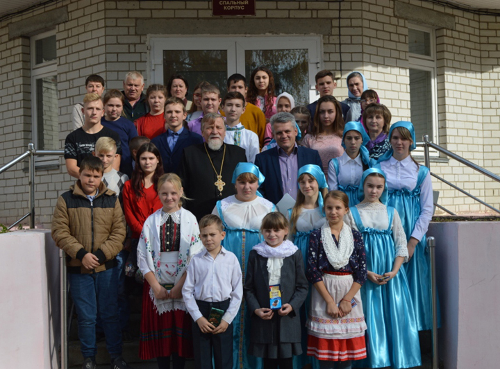 Встреча с детьми Мглинской школы-интерната в праздник Покрова Пресвятой Богородицы