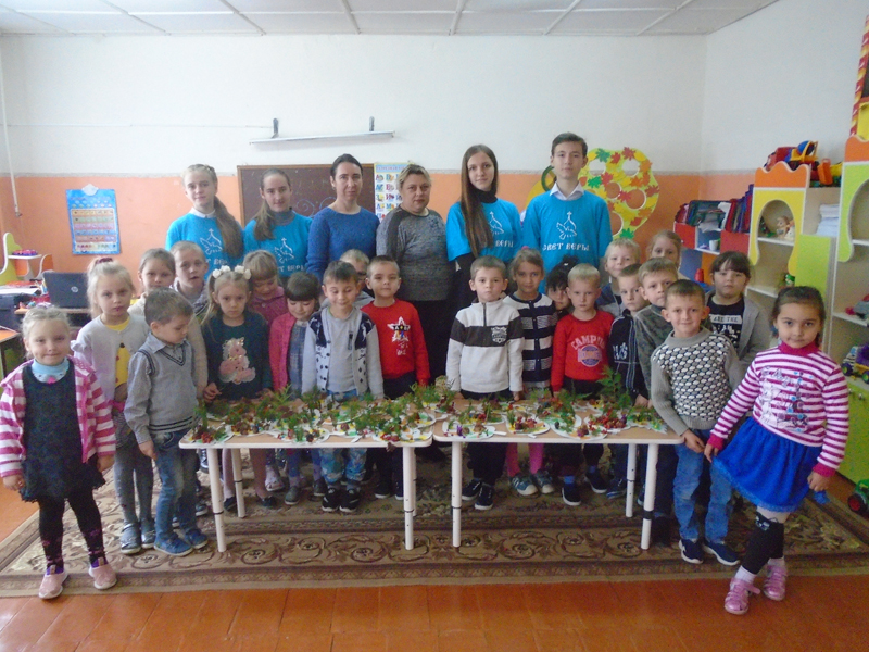 Представители молодежного Отдела Мглинского благочиния посетили воспитанников детского сада №2