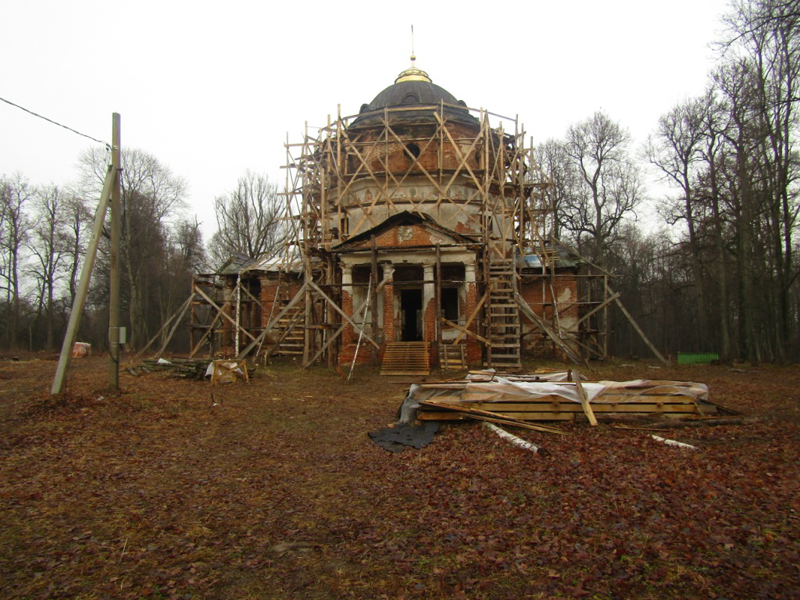 Мглинское благочиние. Продолжаются работы по возрождению храма в Новой Романовке