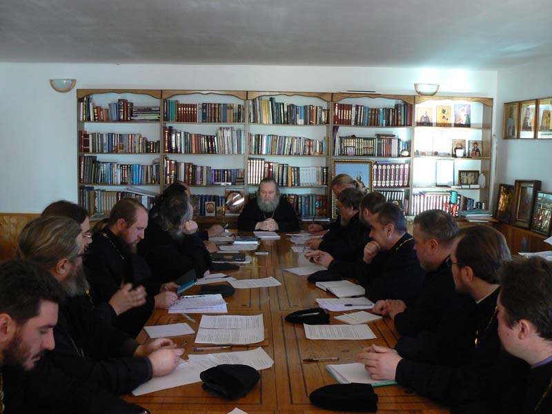 Собрание благочинных и руководителей отделов Клинцовской епархии.