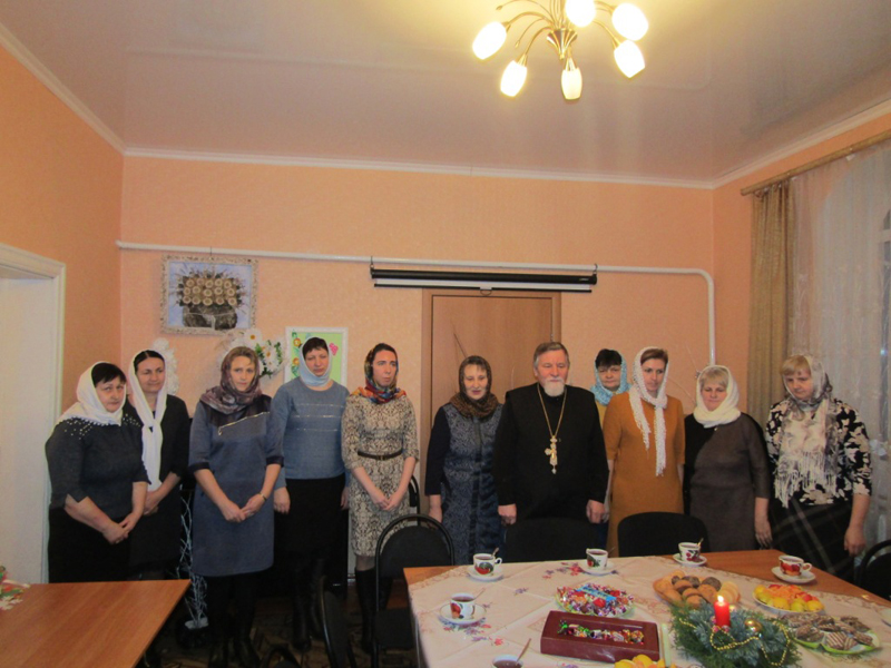 Мглинское благочиние. Встреча клуба православных женщин "Сестры" в святочный период