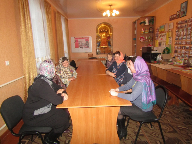 Мглинское благочиние. Заседание православного женского клуба "Сестры", посвященное Великому посту