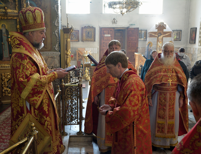 Архиерейское богослужение в день памяти святых равноапостольных Кирилла и Мефодия