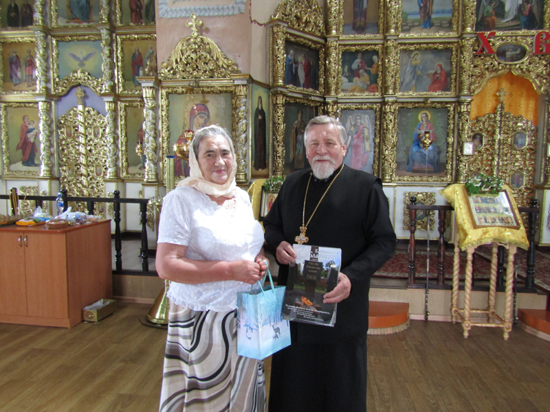 Поздравление с юбилеем преподавателя воскресной школы Успенского храма г. Мглина