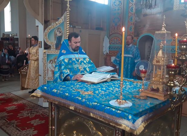 Праздник Успения Пресвятой Богородицы на приходе храма Святителя Николая г. Унечи