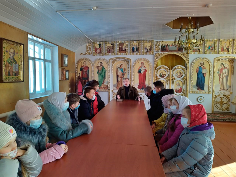 День православной молодежи в воскресной школе храма Святителя Николая г. Унечи