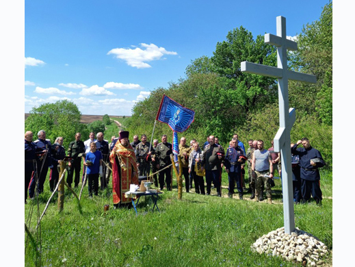 Чин освящения новосооруженного креста в с. Колодезки Стародубского района