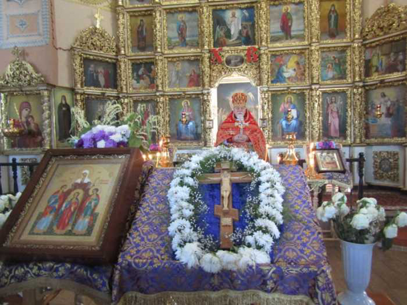 Память святых мучениц Веры, Надежды, Любови и матери их Софии молитвенно почтили в Успенском соборе г. Мглина