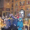 Мглинское благочиние. Учащиеся Новоромановской СОШ приняли участие в богослужении в день памяти Георгия Победоносца