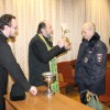 Полицейские МО «Новозыбковский» испросили благословение священника перед началом командировки в Северо-Кавказский регион
