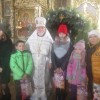 Многодетные семьи прихода храма Успения Пресвятой Богородицы г. Мглина принимали поздравления с Рождеством Христовым