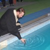 Погарское благочиние. Освящение воды в бассейне спортивного центра