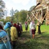 Жители Новой Романовки приняли участие в молебне у восстанавливающегося храма