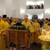 Первая рождественская служба в новом кафедральном соборе в честь Богоявления Господня в г. Клинцы