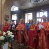 Богослужение в Неделю 6-ю по Пасхе, о слепом, день памяти святой блаженной Ксении Петербургской, в Успенском храме г. Мглина