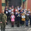 «Вы - наши герои! Своих не бросаем!». Акция поддержки российских военнослужащих на приходе храма Святителя Николая г. Унечи